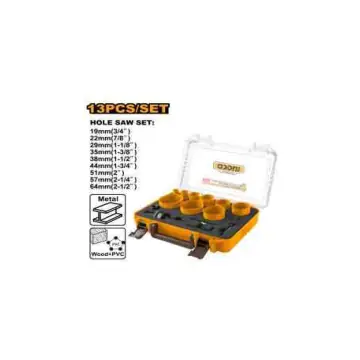 Set de 13 piezas de broca copa para metal
