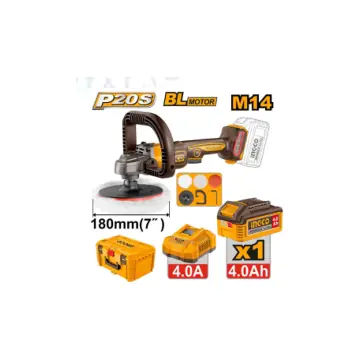 Lustrapulidora BL 20V c/1 bateria de 4a y cargador