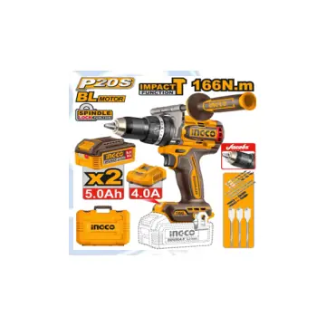 Taladro 20V de 166n BL - con 2 baterias 5a y cargador