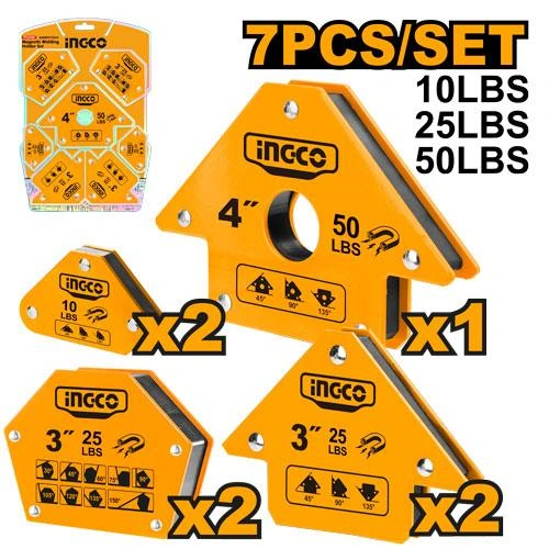 7 piezas escuadras para soldadura AMWH7002 herramienta disponible en RCS Santa Cruz