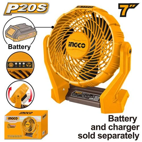 Ventilador 7" 20V sin bateria CFALI2007 herramienta disponible en RCS Santa Cruz