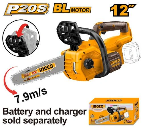 Electrosierra BL 20V - 12"-7,9m/s auto lubricada, sin bateria CGSLI20128 herramienta disponible en RCS Santa Cruz