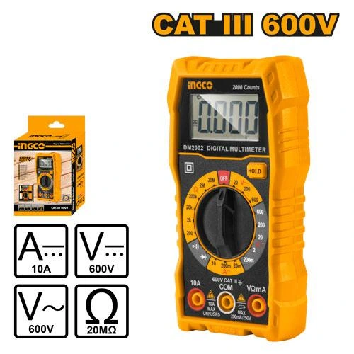 Multimetro digital - tester DM2002 herramienta disponible en RCS Santa Cruz