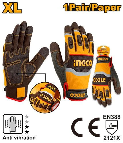 Guante de cuero y microfibra HGMG02-XL herramienta disponible en RCS Santa Cruz