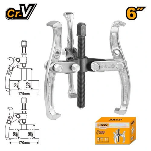 Extractor de rodamiento de 3 garras 6" HGP08036 herramienta disponible en RCS Santa Cruz