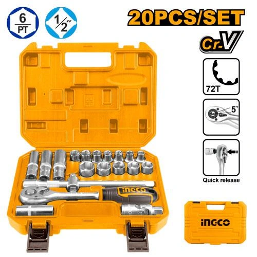 Juego de 20 piezas de llave tubo HKTS12201 herramienta disponible en RCS Santa Cruz
