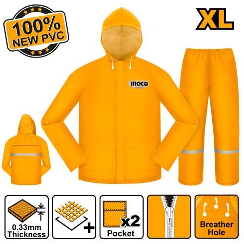 Impermeable chaqueta y pantalon talla xl HRCTSKT031.XL herramienta disponible en RCS Santa Cruz