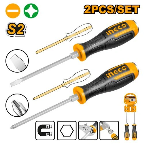 Set de 2 piezas destornillador de golpe 1pcs sl6.5*6*125 1pcs ph2*6*125 HSGT680208 herramienta disponible en RCS Santa Cruz
