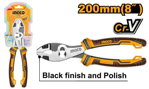 Alicate de mecanico de 8" HSPJP02200 herramienta disponible en RCS Santa Cruz