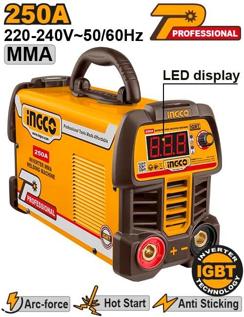Maquina 220V de soldar-250a ING-MMA25069 herramienta disponible en RCS Santa Cruz
