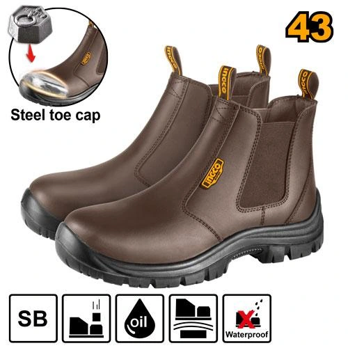 Botines de cuero de seguridad talla 43 SSH08SB.43 herramienta disponible en RCS Santa Cruz