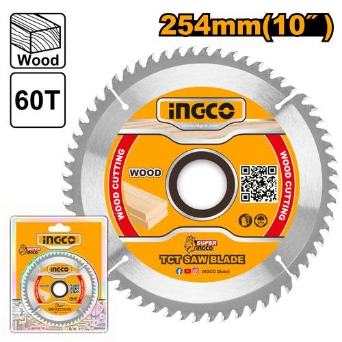 Hoja de sierra para madera de 10"-60 dientes TSB125423 herramienta disponible en RCS Santa Cruz