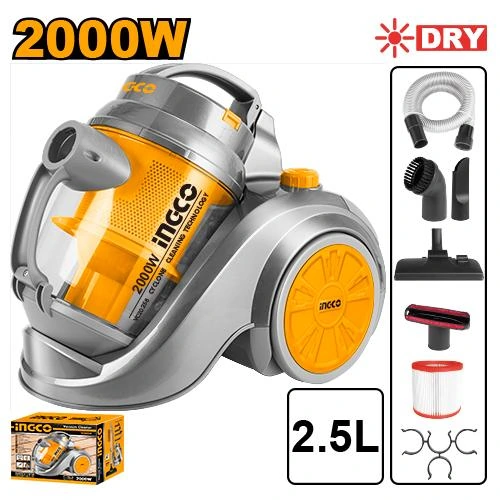 Aspiradora 2000w-2,5lt VC20258 herramienta disponible en RCS Santa Cruz